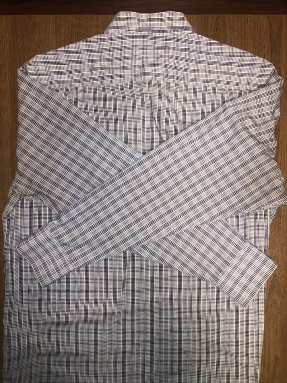 Banana Republic M 15 15.5 Men's Button Up Long Sleeve Shirt Classic Fit Blue